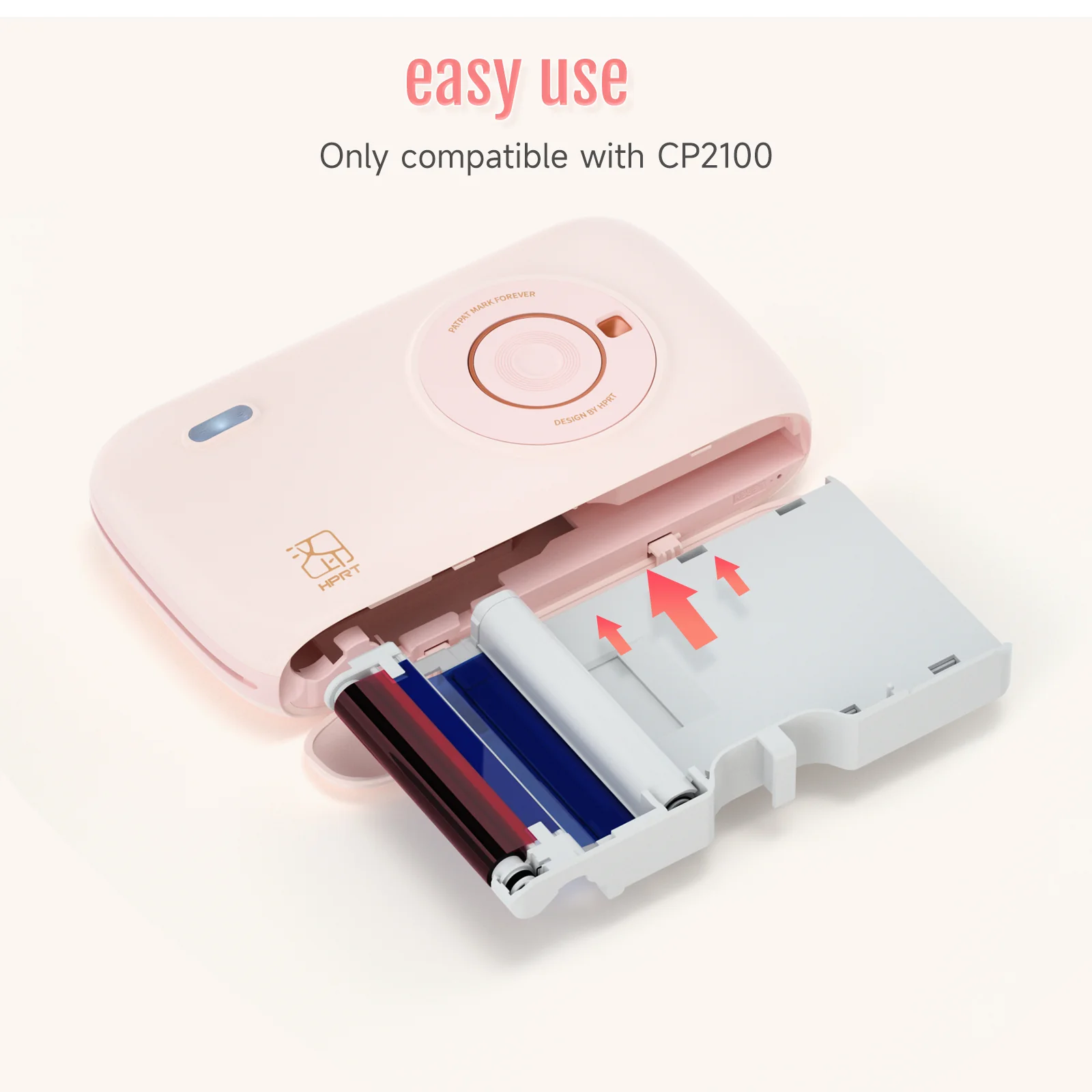 CP2100 Mini Photo Printer Replacement Ribbon and 10 Sheets of Photo Paper 2pack - Image 5