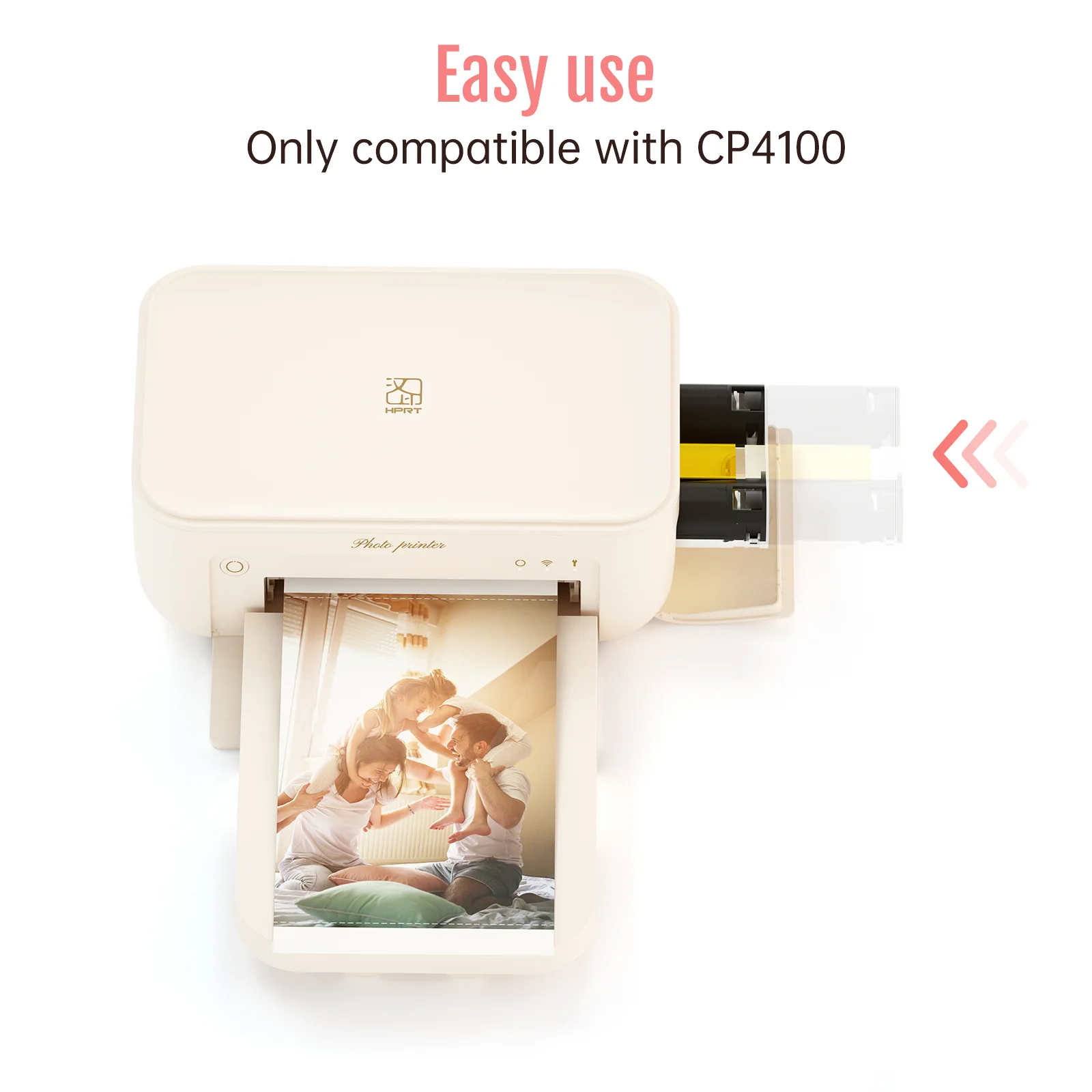 HPRT 4"X 6" Photo Paper 108 Sheets and Two Ribbons，Designed for CP4100/CP4000L Photo Printer - Image 5