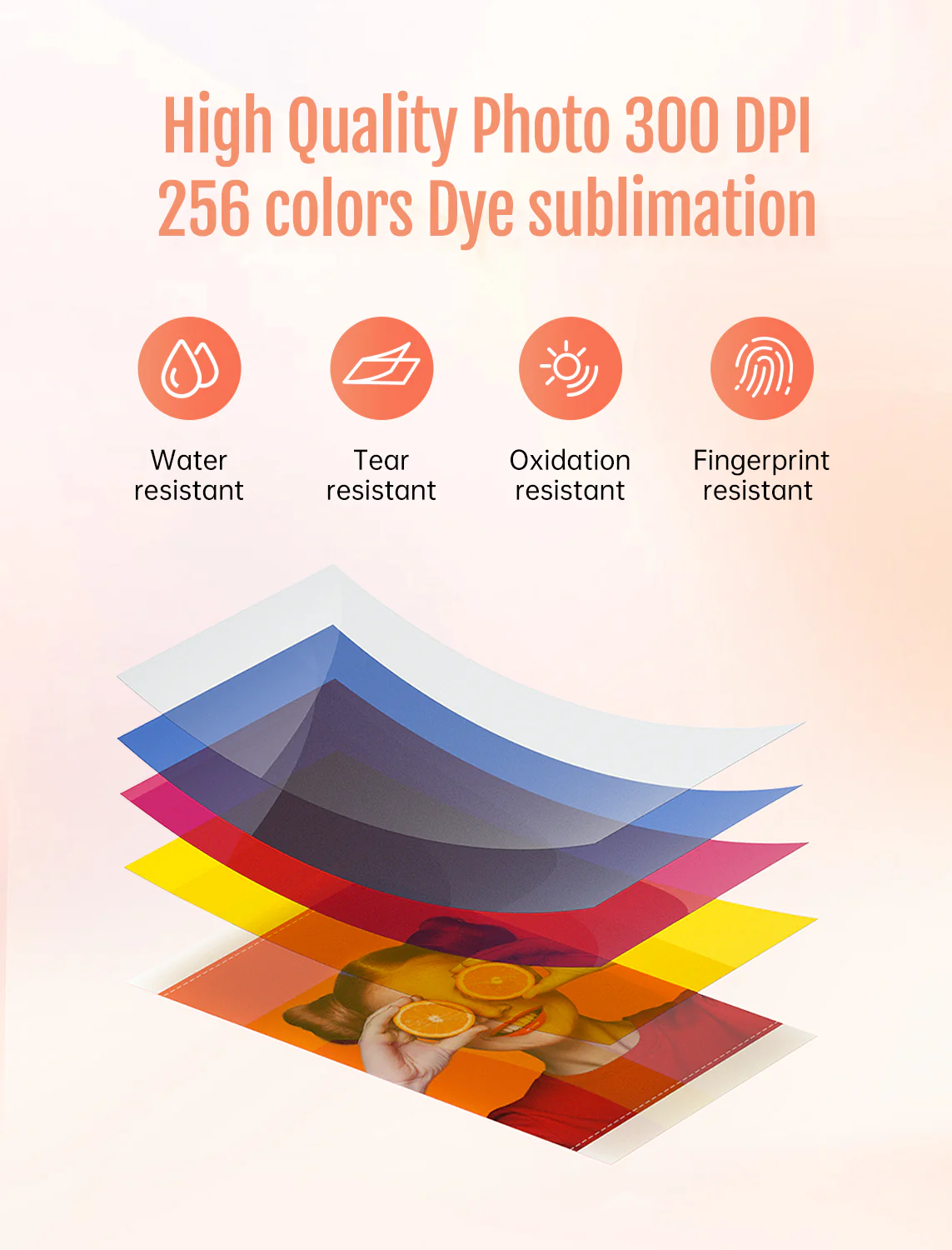 HPRT CP4100 Wi-Fi Wireless Instant Photo Printer 4x6 with 20 Sheets of Photo Paper - Image 3