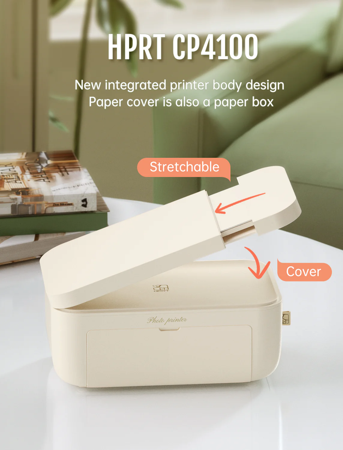 HPRT CP4100 Wi-Fi Wireless Instant Photo Printer 4x6 with 20 Sheets of Photo Paper - Image 6