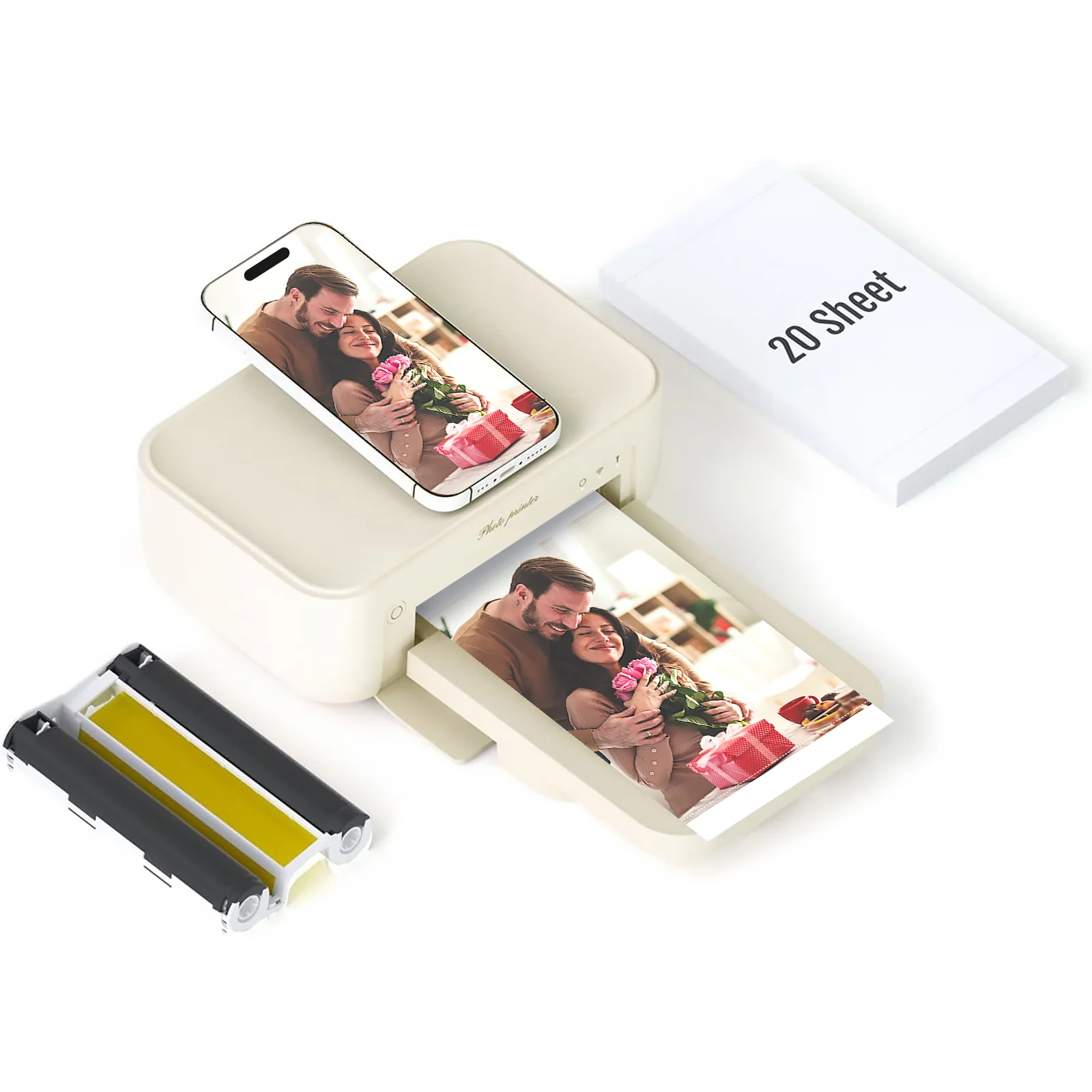 HPRT CP4100 Wi-Fi Wireless Instant Photo Printer 4x6 with 20 Sheets of Photo Paper - Image 7