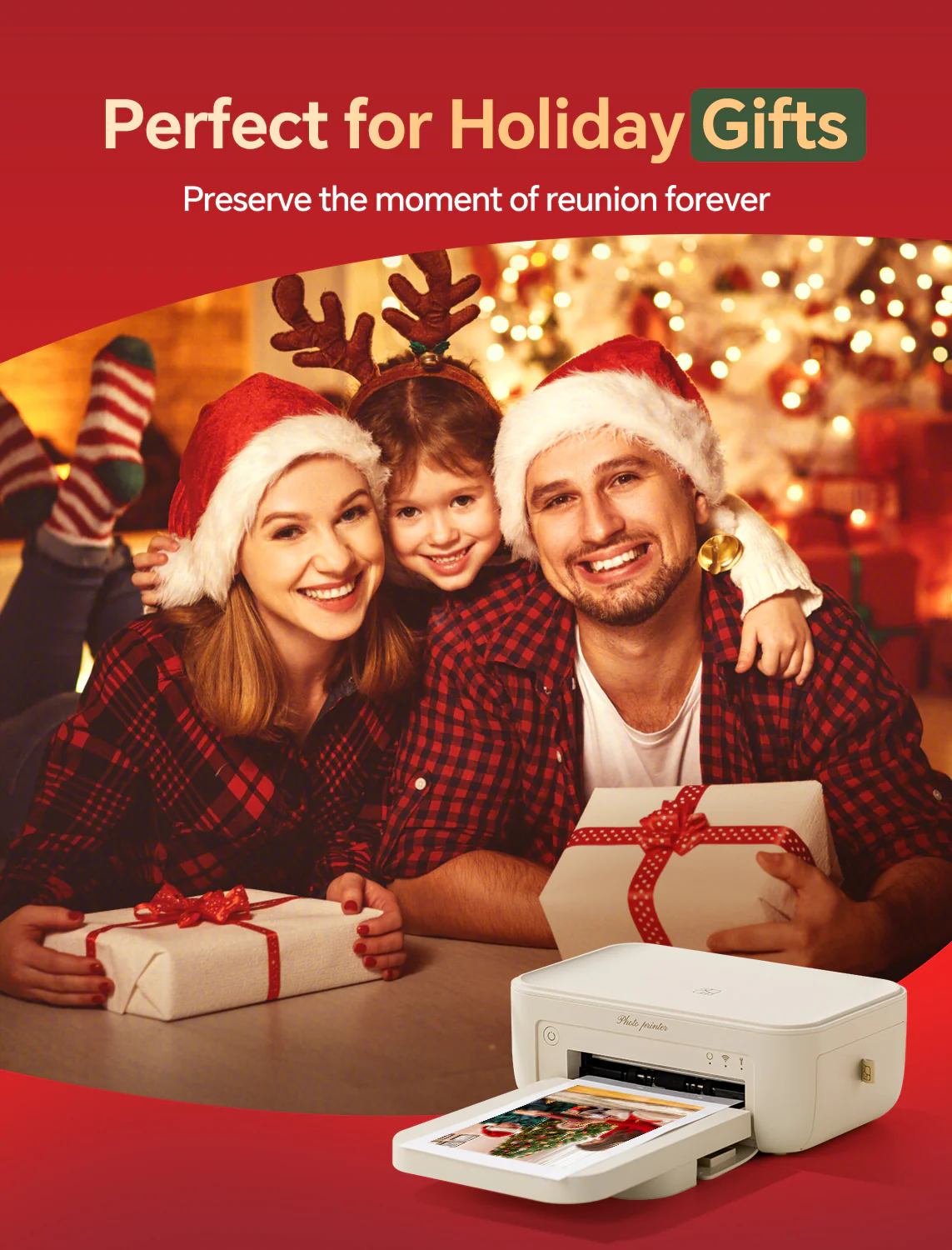 【Pre-order, ships within 15 days】HPRT Photo Printer 4x6 with Photo Paper 128 Sheets and 3 Ribbon - Image 4