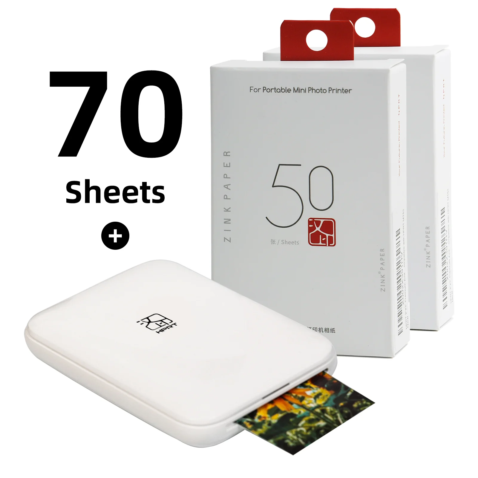 HPRT MT53 2X3'' Mini Photo Printer, Bluetooth Portable Photo Printer - Image 11