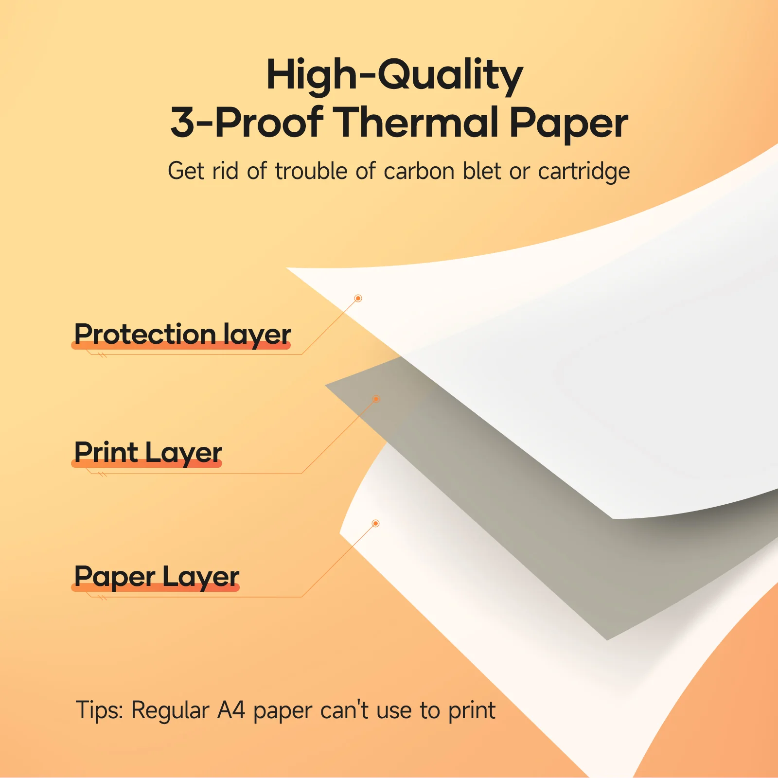 iDPRT 4.3'' Thermal Paper 2 Rolls - 4.3 x 11.7 Inch Thermal Pape Compatible with MT890/HPRT MT810/M08F/ITP01/ITP04, BPA Free&Support Contract, Picture, Etc - 110mm - Image 4