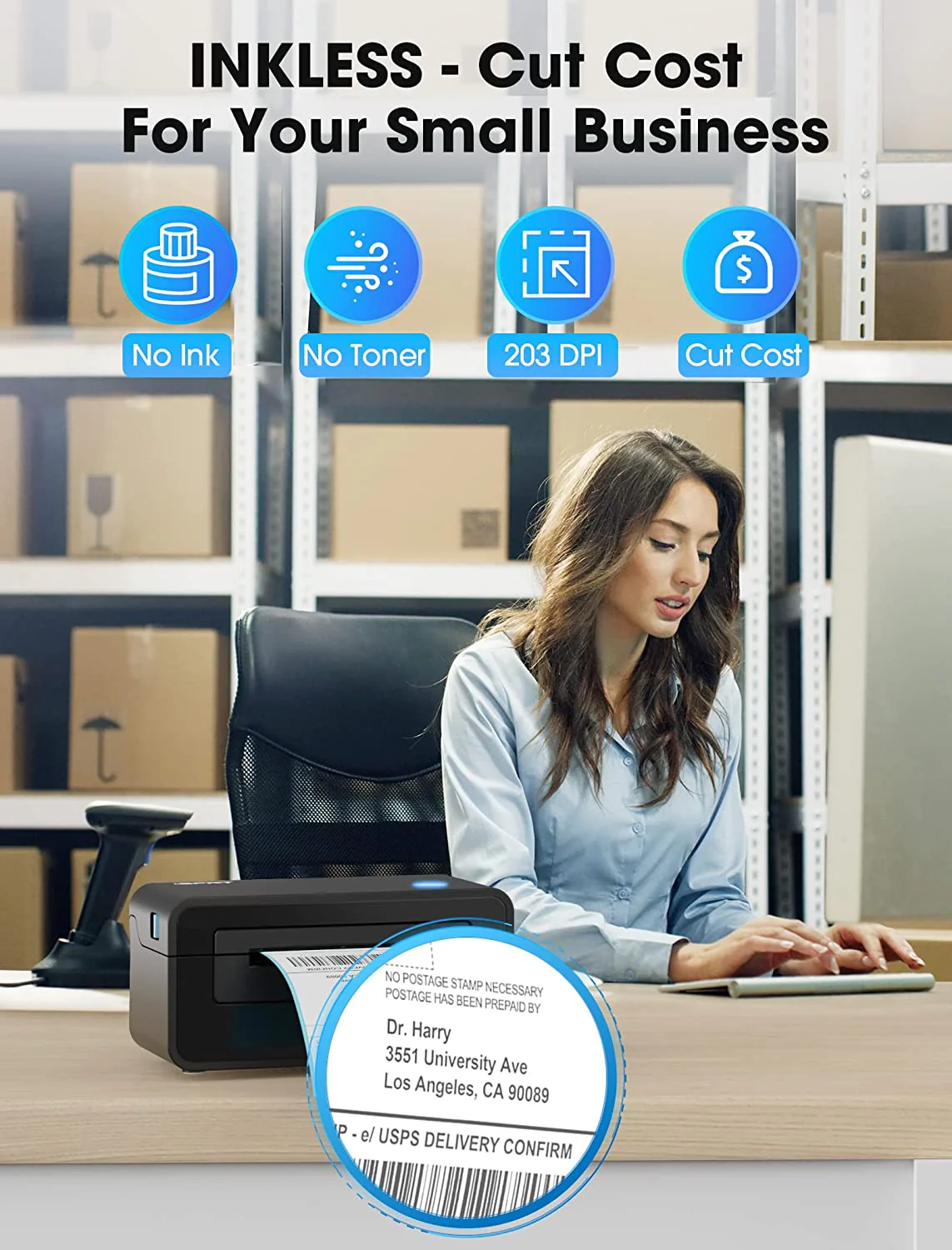 iDPRT 4x6  Bluetooth Thermal Label Printer SP410BT - Image 7