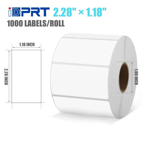 iDPRT 2.28” × 1.18” Multi-Purpose Direct Thermal Label (White/Pink/Blue) - Image 7