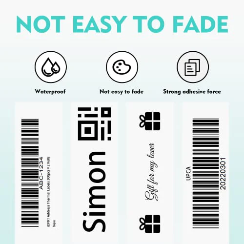 iDPRT Thermal Labels - 1-1/4"x3-1/2" Mailing Address Labels (30mm×90mm) - Image 5