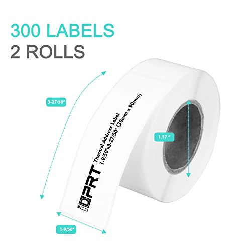 iDPRT Thermal Labels - 1-1/4"x3-1/2" Mailing Address Labels (30mm×90mm) - Image 7