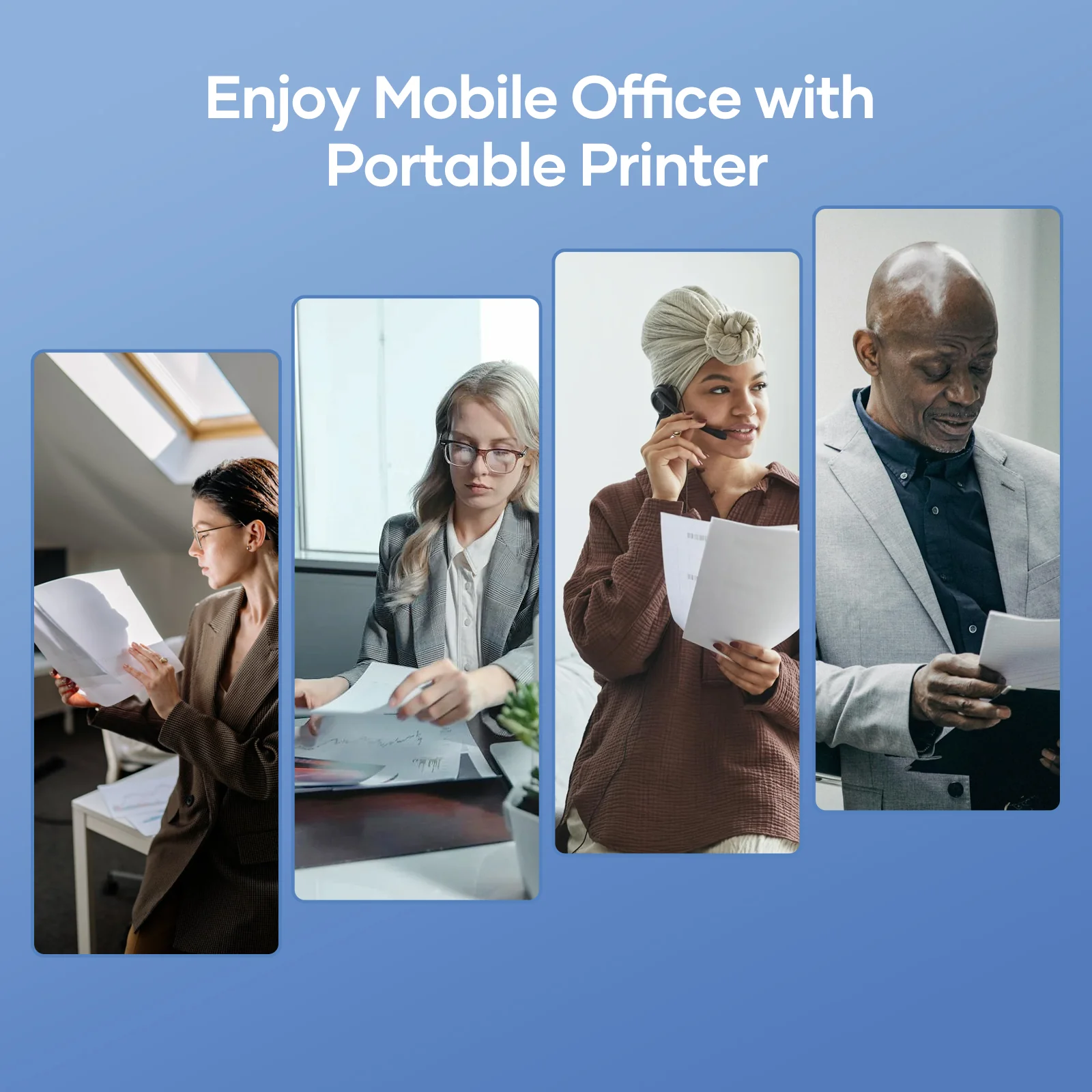 iDPRT Thermal Printer Paper, 200 Sheets US Letter 8.5 x 11 Inch, MT610 Thermal Paper,Compatible with iDPRT/HPRT/PRT Portable Printer and Other Thermal Document Printers - Image 6