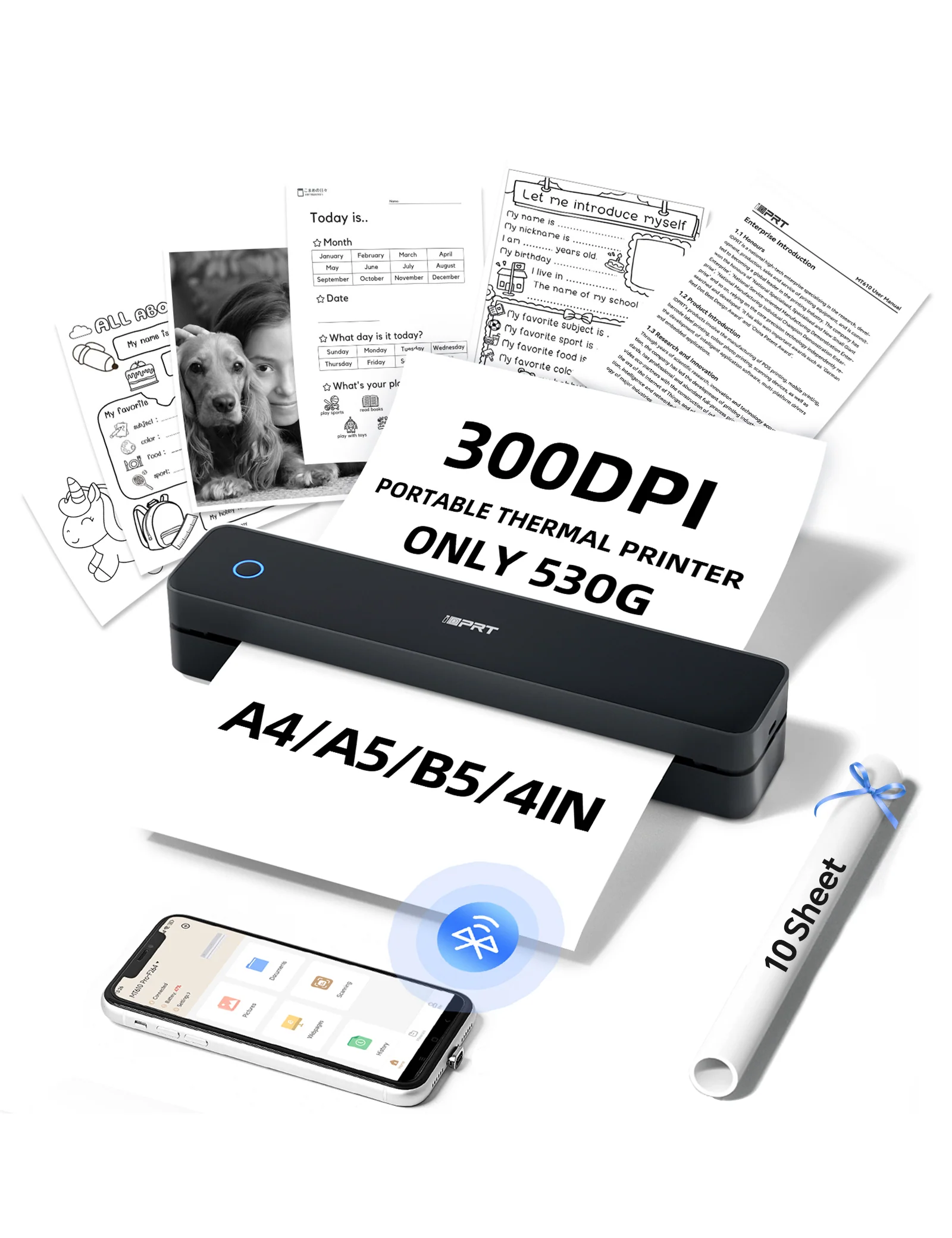 Portable-Printer Wireless MT610  for iDPRT - Image 8