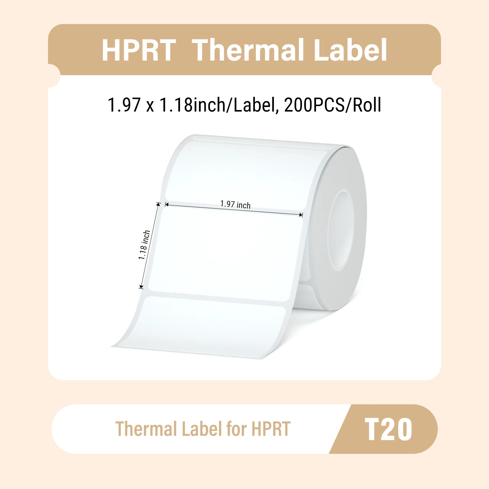 Thermal Labels for T20/ T260LR Label Printer - Image 3