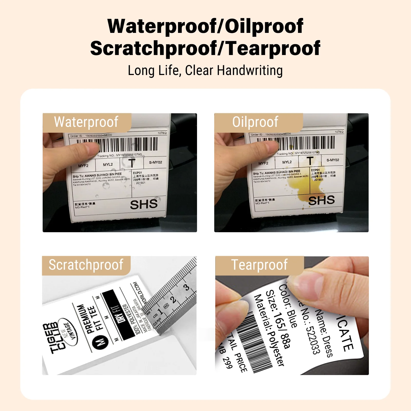 Thermal Labels for T20/ T260LR Label Printer - Image 8